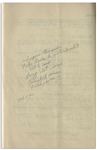 Moe Howard's 30pp. Script Dated April 1937 for The Three Stooges Film ''Playing the Ponies'' -- With Numerous Annotations in Moe's Hand -- Bound by Staples, Very Good Condition